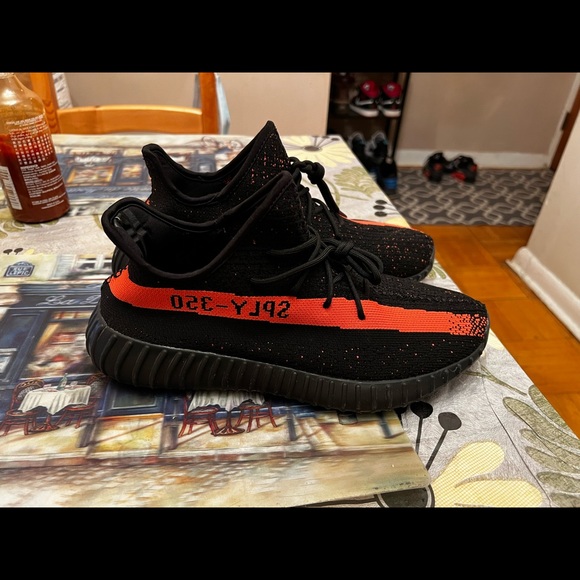 Adidas Yeezy boost v2 core black/red - Picture 2 of 4